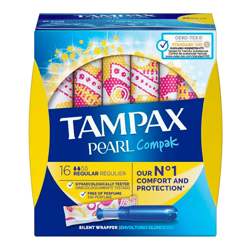 TampÃ£o tampax pÃ©rola regular 16_0