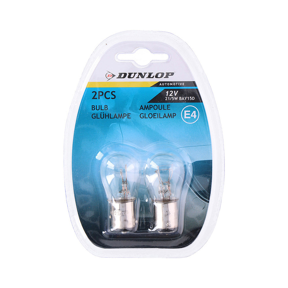 Pack 2 lÃ¢mpadas 12v 21/5w reposiÃ§Ã£o automÃ³vel dunlop_0