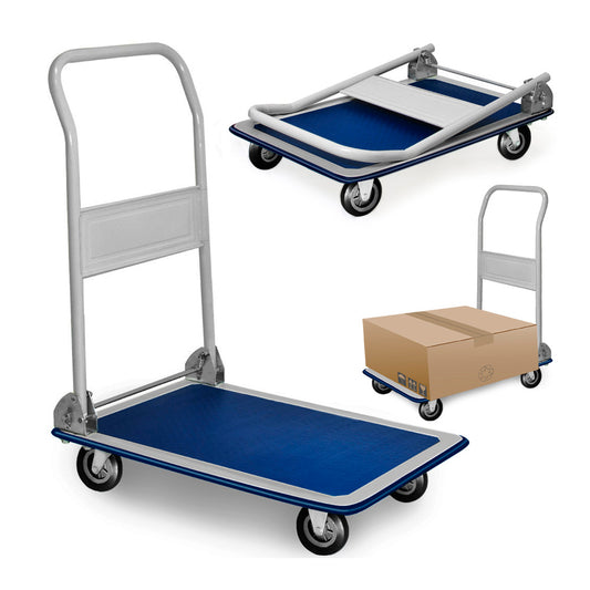 Carro de carga metÃ¡lico dobrÃ¡vel com rodas max. 150kg 73x47x83cm_0