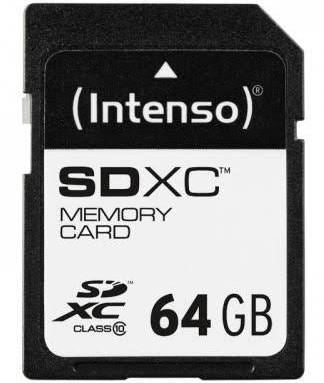 Cartão SDXC INTENSO 64 GB / Preto / 1108880_0