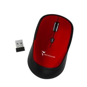 Techmade Mouse Wireless TM-XJ35 Red_0