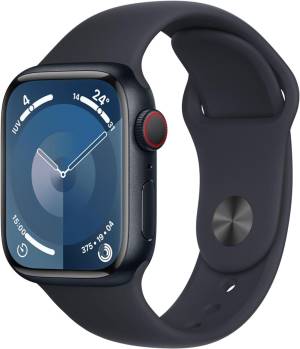 Apple Watch Serie 9 Cell 41mm Aluminium MidNight Sport Band MidNight M/L MRHT3QL/A_0