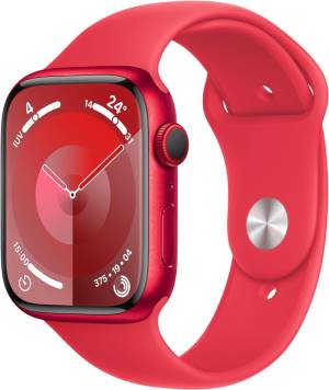 Apple Watch Serie 9 Cell 45mm Aluminium (PRODUCT)Red Sport Band (PRODUCT)Red M/L MRYG3QL/A_0