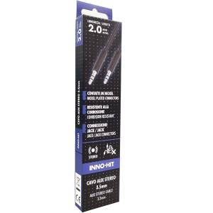 Inno-Hit Cavo Stereo Aux 3.5mm M/M 2m Nero_0