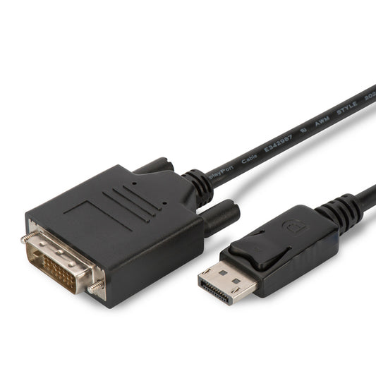 DIGITUS DisplayPort Adaptercable DP - DVI (24+1) St/St 1m black_0
