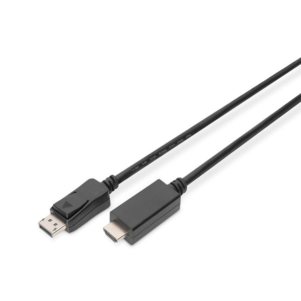 Adapterkabel DisplayPort > HDMI 4K DIGITUS / Preto / 100046887_0