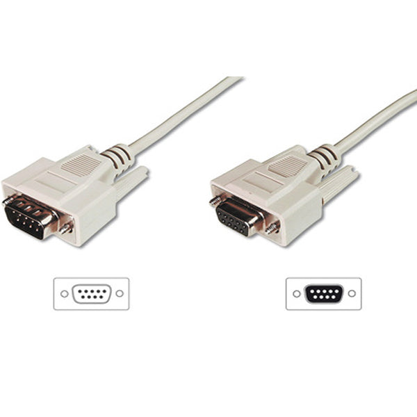 Serielles Datatransfer VerlÃ¤ngerungskabel, D-Sub9 (Stecker) > D-Sub9 (Buchse)_0