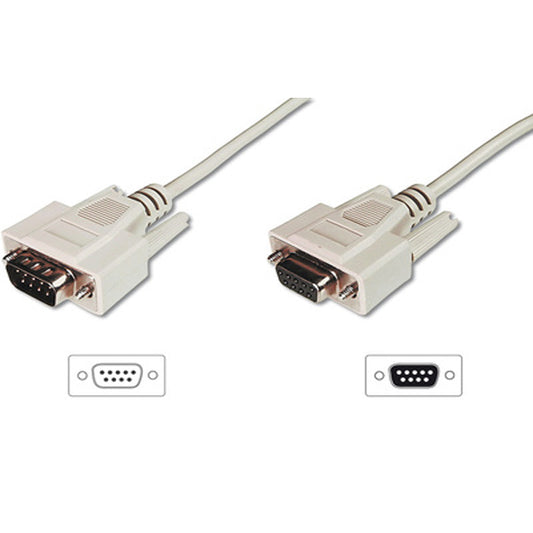 Serielles Datatransfer VerlÃ¤ngerungskabel, D-Sub9 (Stecker) > D-Sub9 (Buchse)_0