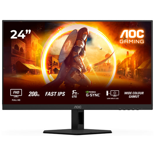 Monitor AOC 24G4HRE / IPS 24" FHD 0.5ms 200Hz HDMI DP com Colunas / Preto_0