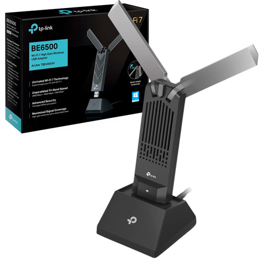 Adaptador Wi-Fi TP-LINK / Alto Ganho / USB / Preto / ARCHERTBE400UH_0