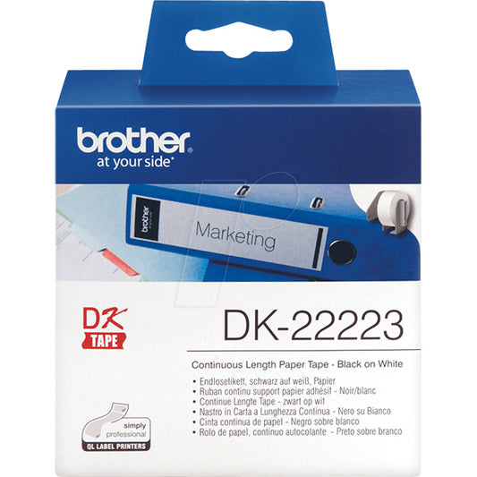 Etiquetas Contínuas Brancas DK - Brother / Suprimento Autêntico_0