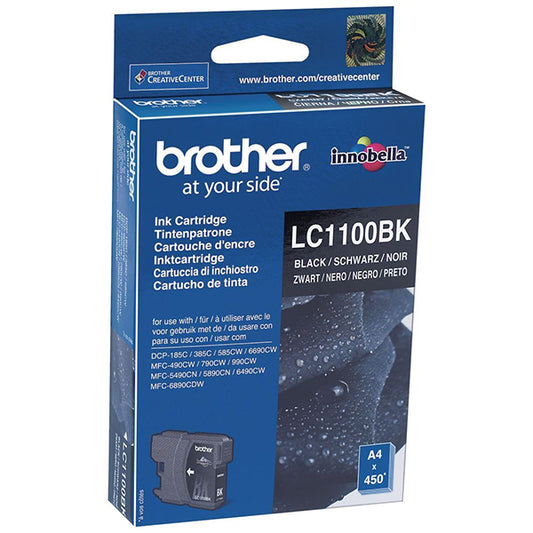 Brother Ink LC1100HYBK / LC-1100HYBK XL Doppelpack Black_0