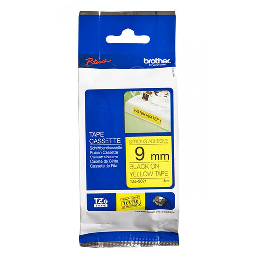 BROTHER Fita 9mm / Amarelo e Preto_0