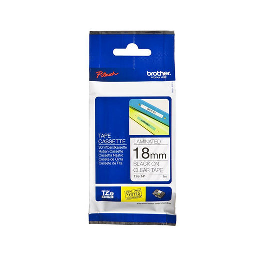 Etiqueta Brother / Preto / TZE141_0