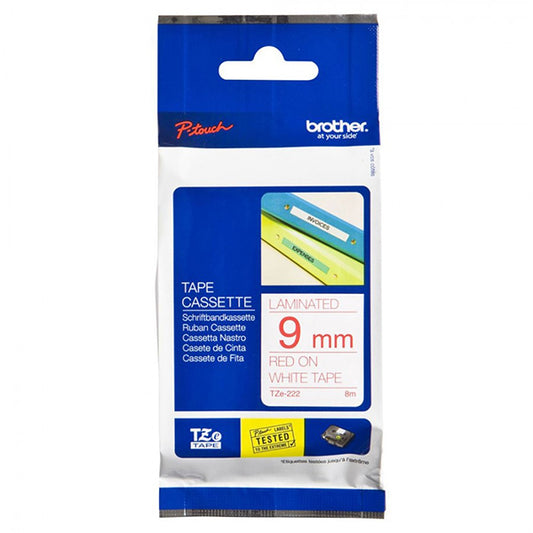 Etiqueta Brother TZe-222 / Preto_0
