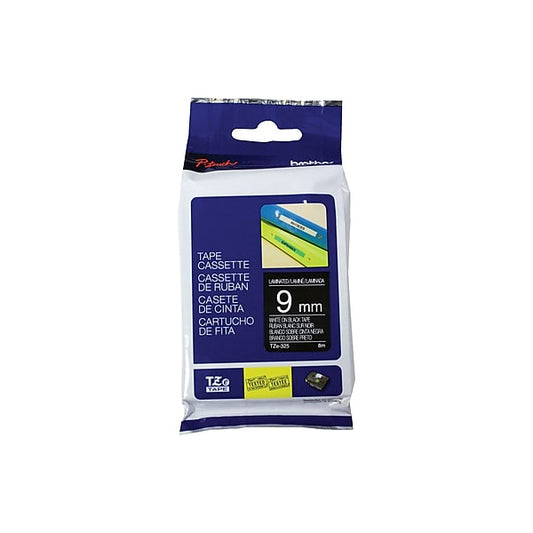 Etiqueta Brother TZe-325 / Cores: Preto sobre Amarelo_0