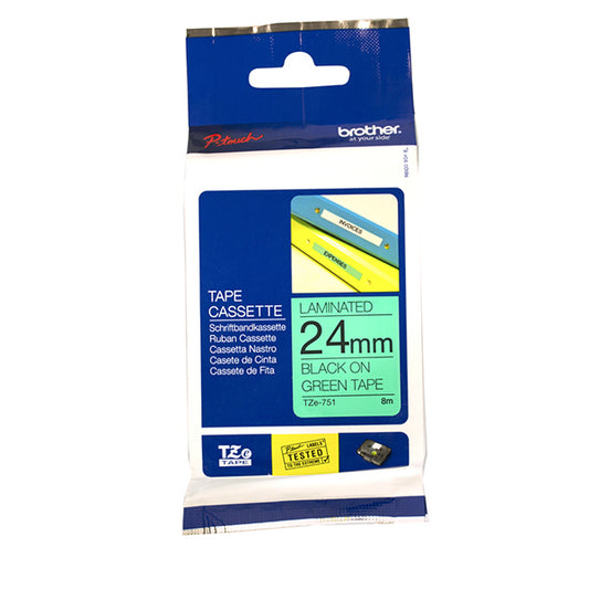 Etiquetas TZe-751 Brother / Preto_0
