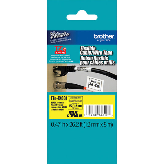 Schriftband Brother / Preto / TZe-FX631_0