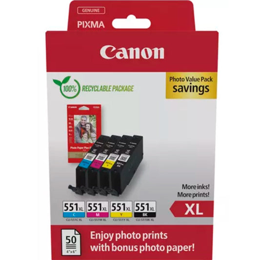 Tinte Photo Value Pack Canon / Preto / CLI-551XL_0