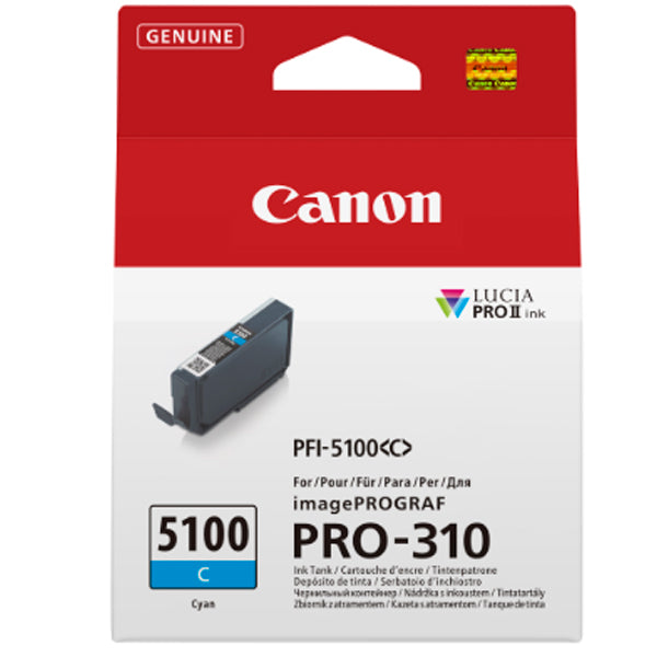 Cartucho Canon PFI-5100 C / Ciano / 6953C001_0