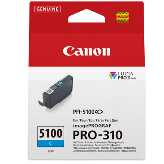 Cartucho Canon PFI-5100 C / Ciano / 6953C001_0