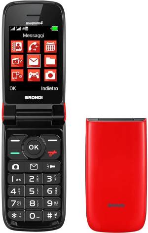 Telefone CELL.BRONDI MAGNUM 4 / Vermelho / 8015908780123_1