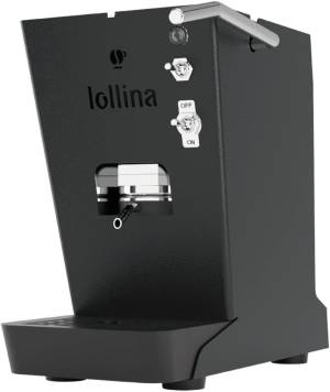 Lollocaffè Lollina+ Macchina da Caffè Nera + 40 Cialde 44mm_0