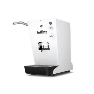 Lollocaffè Lollina+ Macchina da Caffè Bianca + 40 Cialde 44mm_0