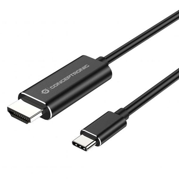 Cabo HDMI USB-C Conceptronic / Preto / ABBY04B_0