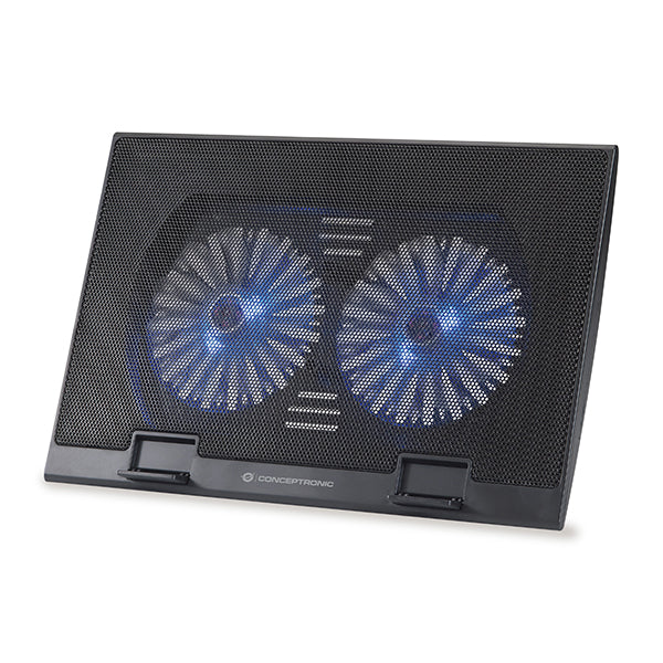 CONCEPTRONIC Base Portátil 2xFans 17.3" Preto_0