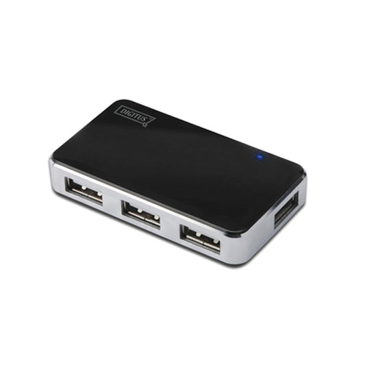 DIGITUS USB 2.0 Hub 4-Portas / Preto_0