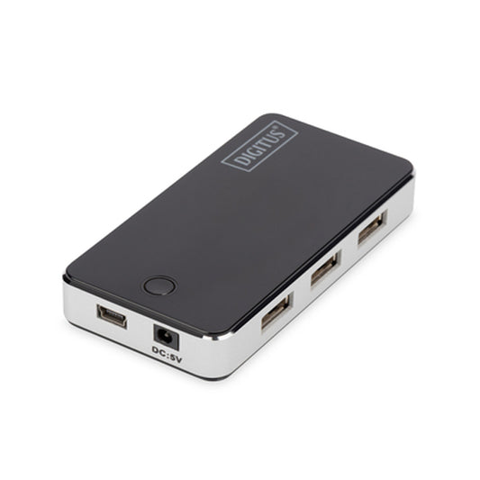 7-Port USB 2.0 Hub DIGITUS / Preto / 1039596_0