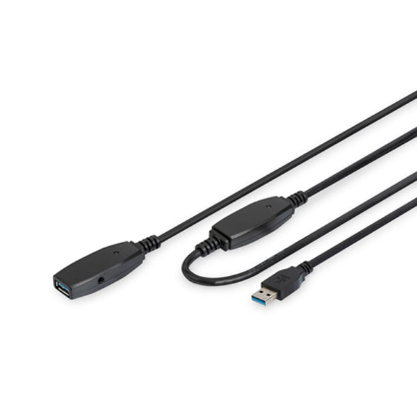 Cabo de Extensão USB 3.2 Gen 1 DIGITUS / 15 Metros / Preto / DA-73106_0