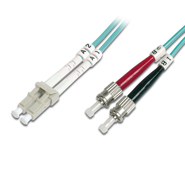 LWL Patchkabel, Duplex, LC > ST Stecker, Multimode OM3_0