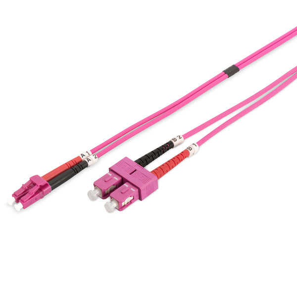 LWL Patchkabel, Duplex, LC > SC Stecker, Multimode OM4_0