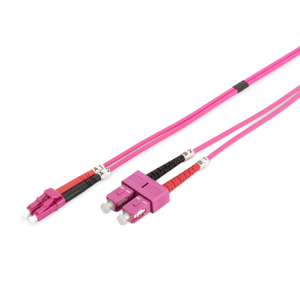 LWL Patchkabel, Duplex, LC > SC Stecker, Multimode OM4_0