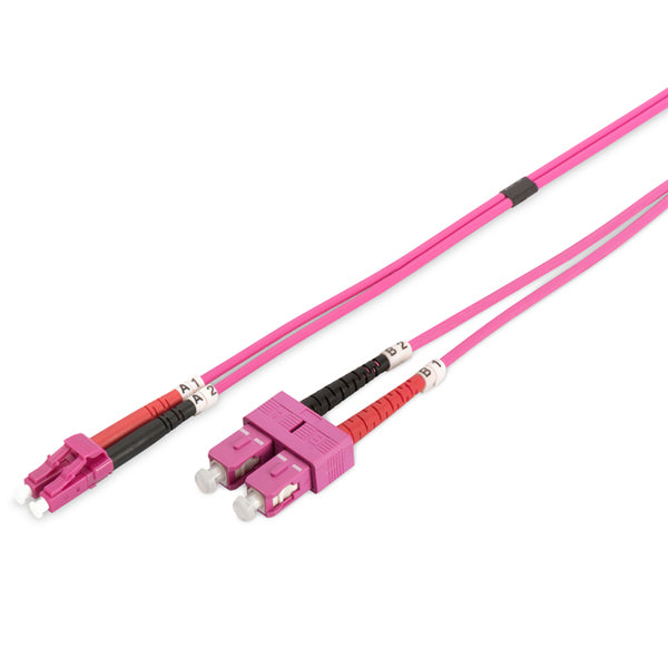 LWL Patchkabel, Duplex, LC > SC Stecker, Multimode OM4_0