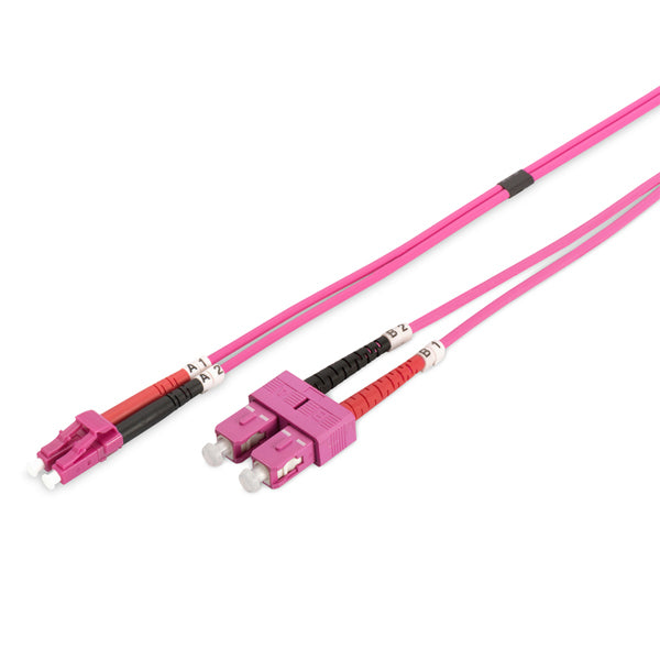 LWL Patchkabel, Duplex, LC > SC Stecker, Multimode OM4_0