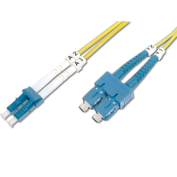 LWL Patchkabel, Duplex, LC (APC) > LC (PC) Stecker, Singlemode OS2_0