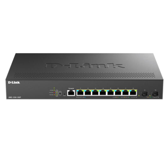Switch D-LINK 10-Port POE Multi-Gigabit Smart / Preto / DMS-1250-10SPL/E_0
