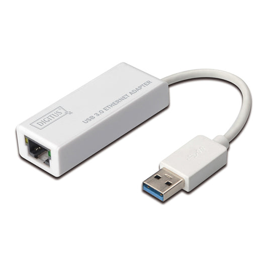 Adaptador LAN DIGITUS / Preto / USB 3.2 Gen 1 / USB-A para RJ-45_0