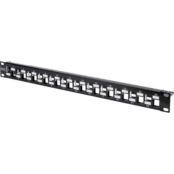 Modulares Patchpanel, 24-Port, unbestÃ¼ckt, abgestuft_0