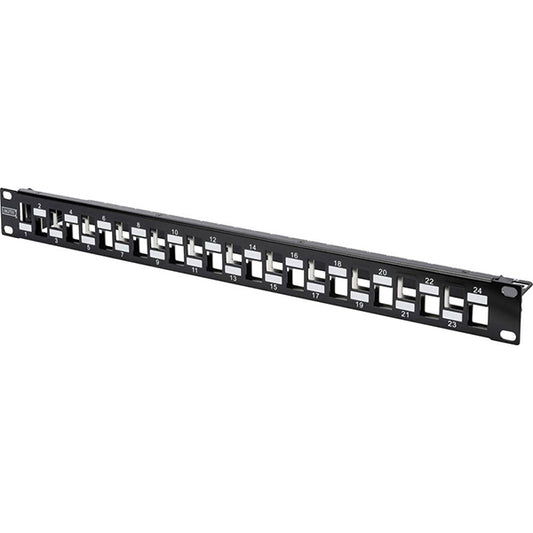 Modulares Patchpanel, 24-Port, unbestÃ¼ckt, abgestuft_0