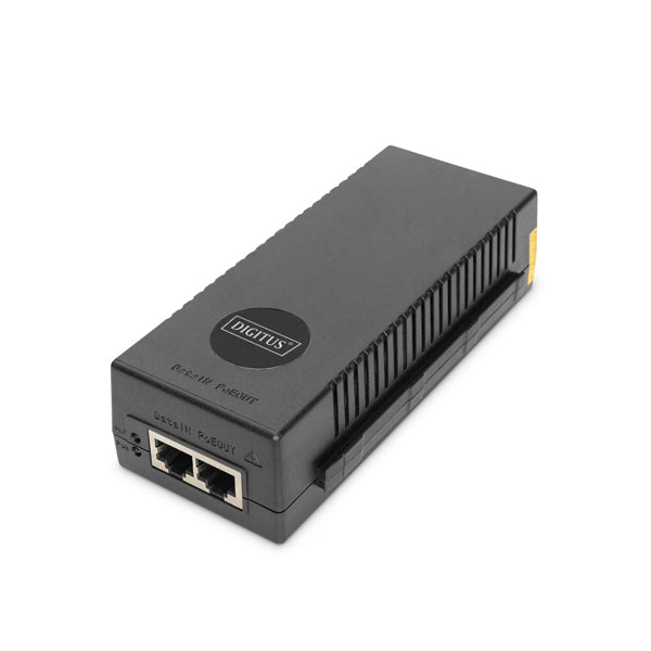 Injektor PoE+ DIGITUS / 10 Gigabit / Preto / 30 W / 802.3at / 1734738_0