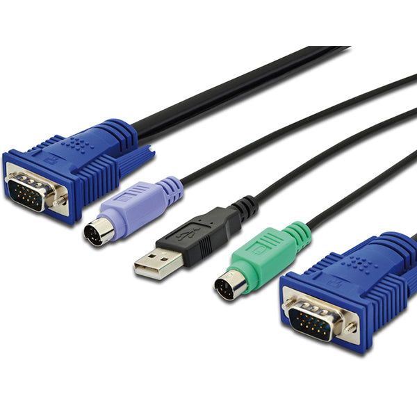 KVM-Kabelsatz USB DS-19231, fÃ¼r KVM-Konsolen, Y-Kabel_0