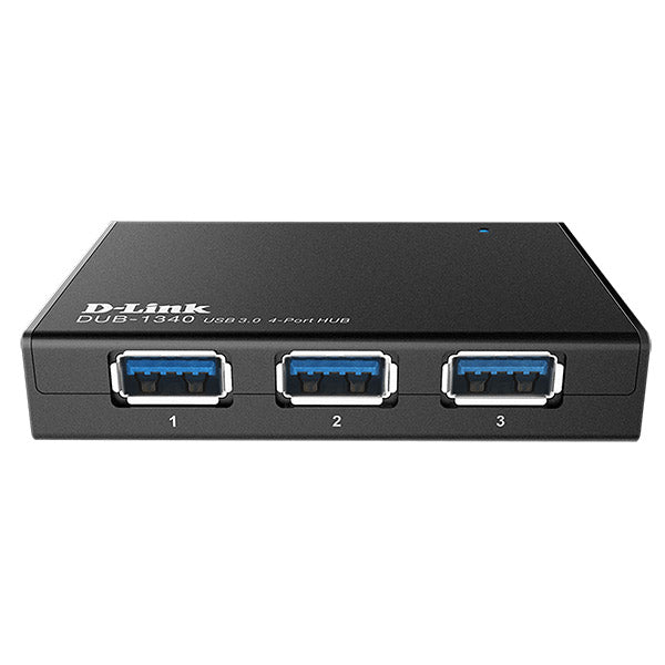 Hub USB D-Link / 4 Portas / SuperSpeed USB 3.0 / Preto / DUB-1340_0
