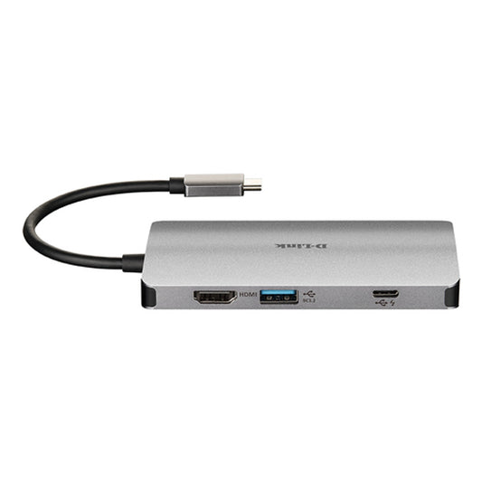 Hub USB-C 8 em 1 D-LINK / Preto / DUB-M810_0