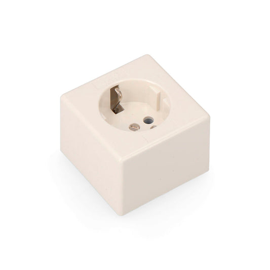 T/tl base superfÃ­cie quadrada tipo f 4,8mm 10/16a 250v potÃªncia mÃ¡xima 3500w branco (embalado)_0