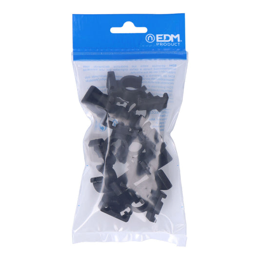 Pack 10 abraÃ§adeiras m-16 nylon preta para ferroplast edm_0