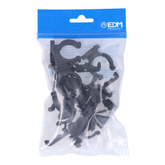 Pack 10 abraÃ§adeiras m-25 nylon preta para ferroplast edm_0